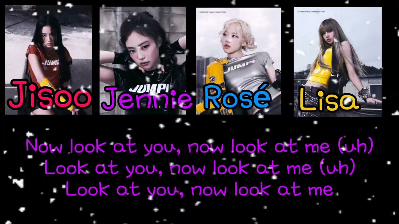BLACKPINK-How You Like That Lycris color coded