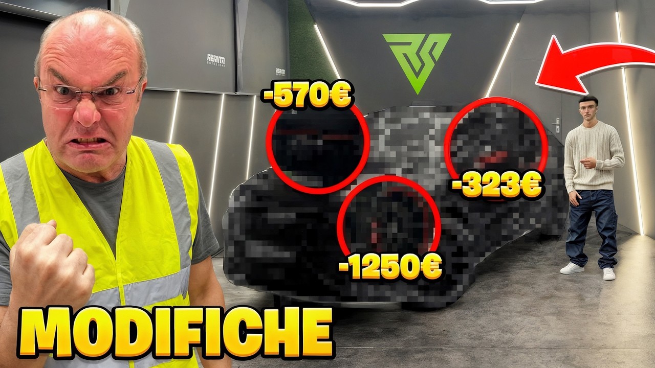 PAPÀ HO MODIFICATO la MIA NUOVA AUTO di NASCOSTO! NUOVO COLORE? *ASSURDO*