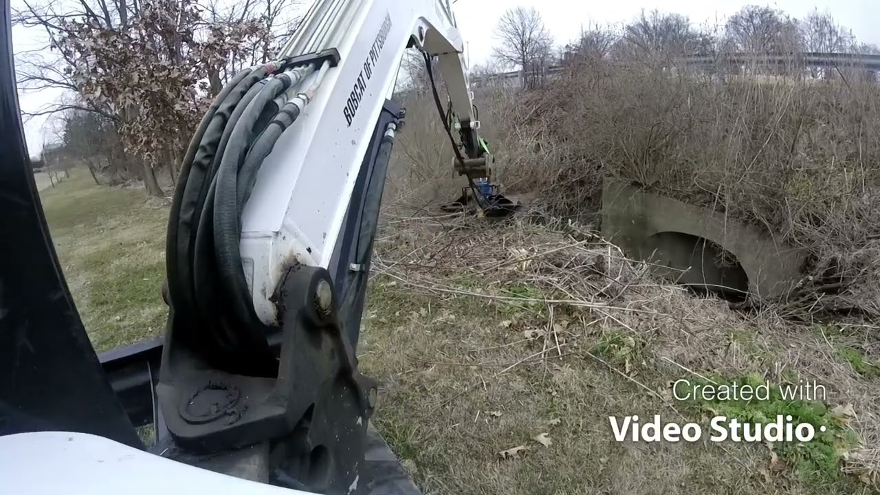 Rut Manufacturing brush mower test run