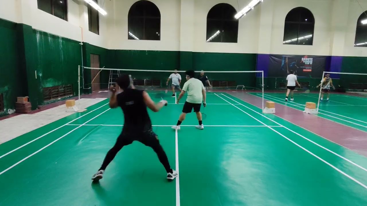 Kabute Badminton Queuing Feb. 19, 2026 Rod / Doc Nel and Peter