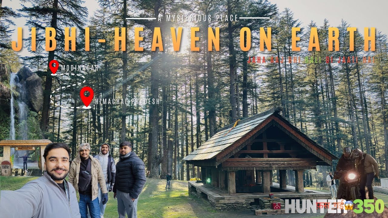 MINI THAILAND JIBHI & WATERFALL :- Heaven in Himachal | अदभुद परंपरा 😱 | Why No One Talks About ? 🤔