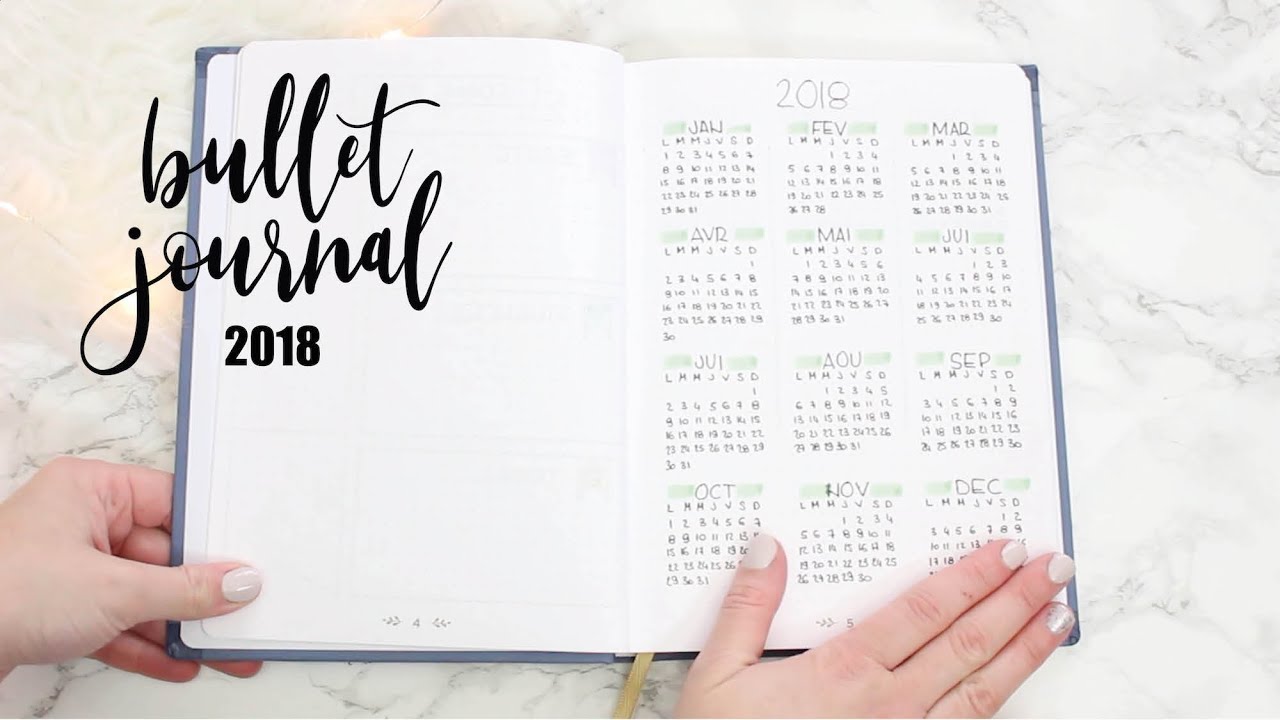 MON BULLET JOURNAL 2018 • Simple & Minimaliste