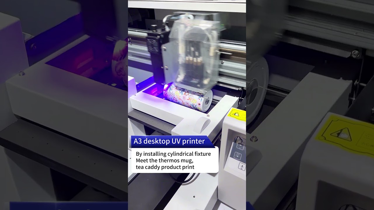 How to print the cylindrical products by Nocai A3 uv printer NC-UVA3MAX?