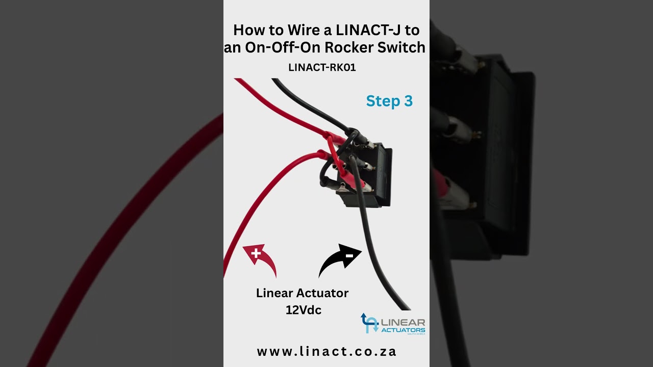 Quick Guide: Wiring a 12v Actuator Rocker Switch ⚡️ #shorts
