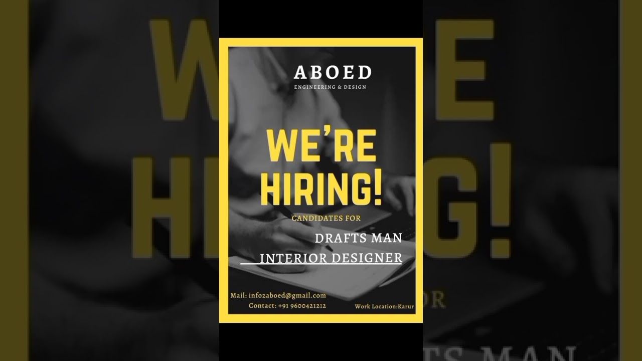 MEP Engineer l Architect l intern ship l interior designer l3d visualiser l AutoCAD #sketchup#job