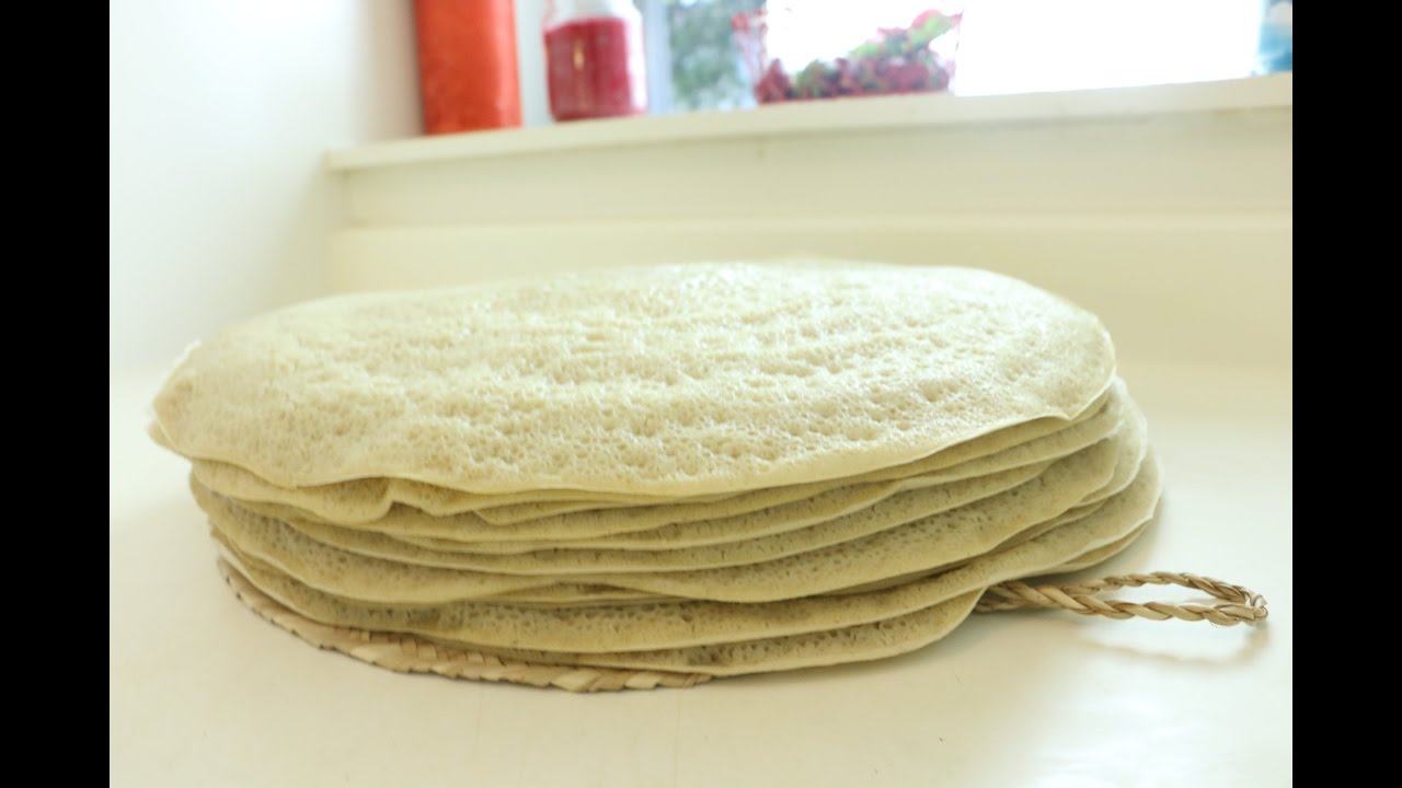 Ethiopian Food Injera Recipe 
