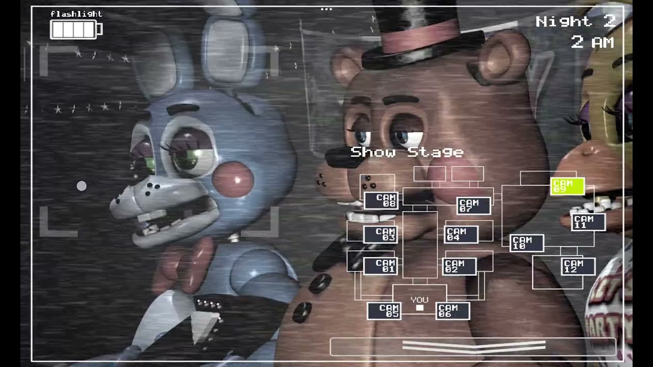 La parte 2 de five nights at Freddy's 