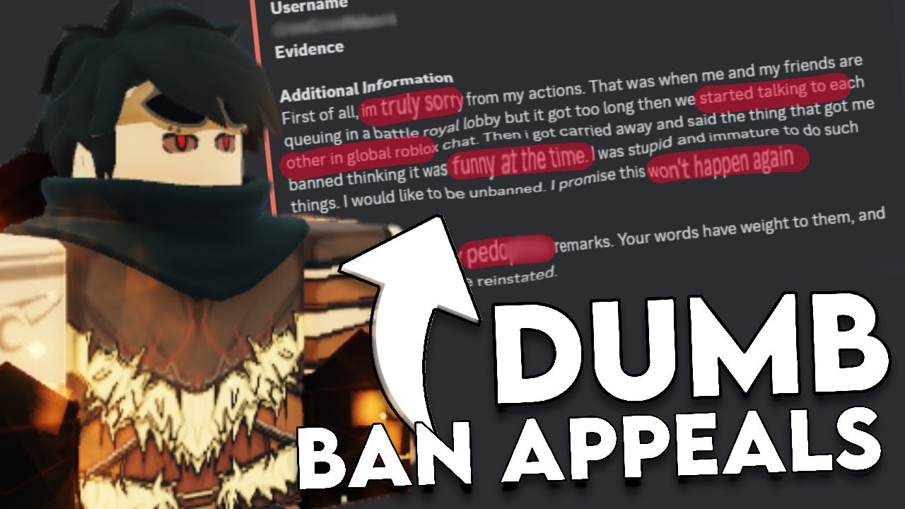 Deepwoken Ban Appeals are TOO FUNNY...
