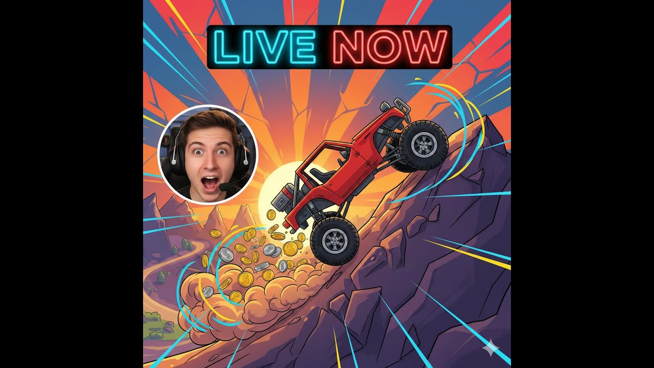 Hill Climb Racing LIVE 🔴 Desi Gameplay | Crazy Stunts & Impossible Hills 🚗🔥