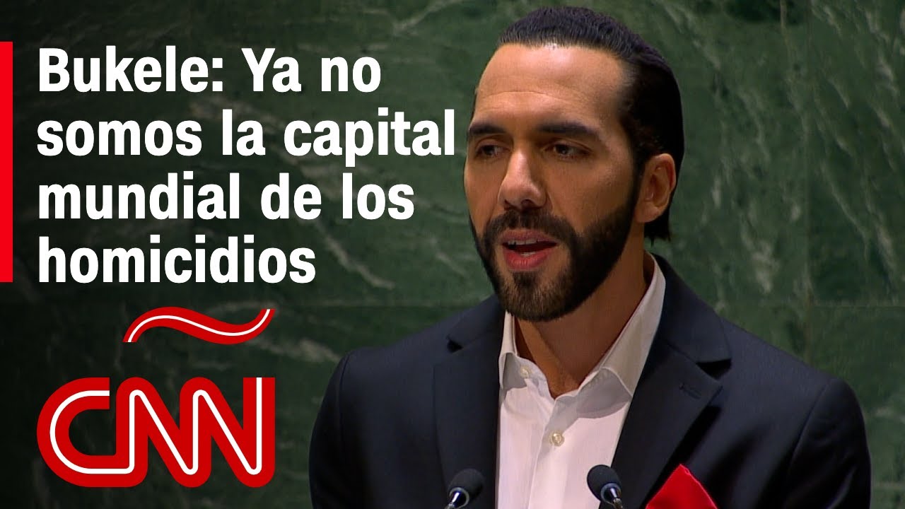 Discurso completo de Nayib Bukele en la ONU: El Salvador es el 