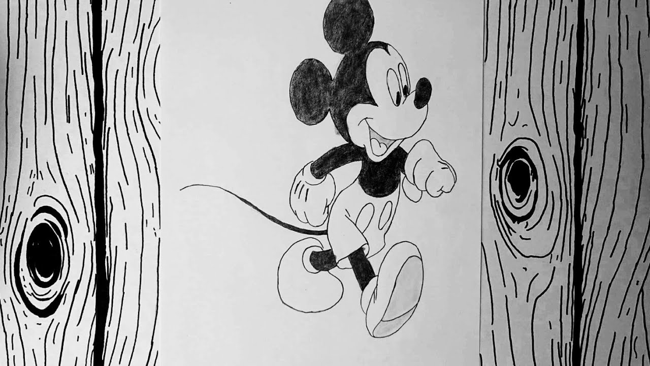 Dibujando A Mickey Mouse I Disney paso a paso Formación De Dibujo