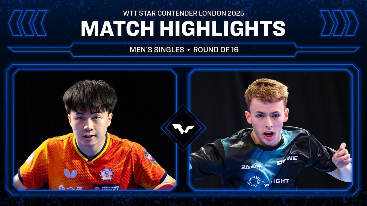 Lin Yun-Ju vs Flavien Coton | MS R16 | #WTTLondon 2025