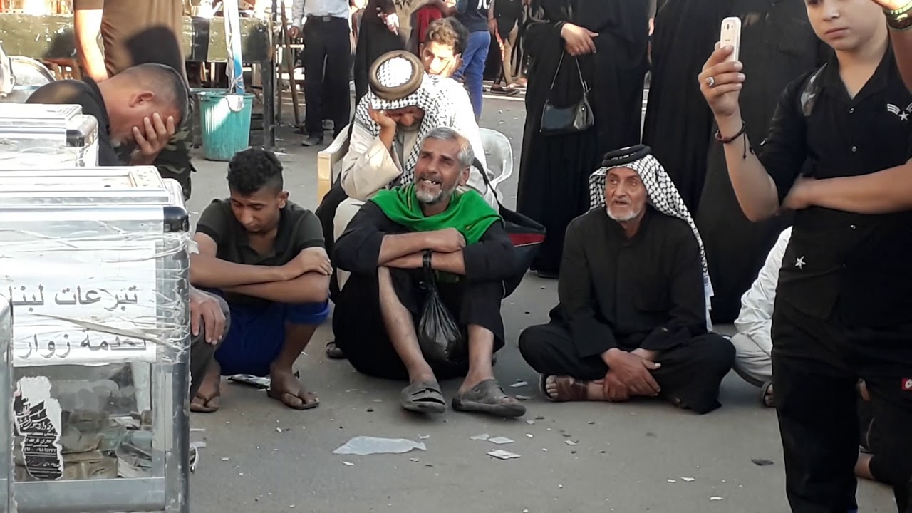 الناعي محمد العوادي في طريق المشايه كربلاء