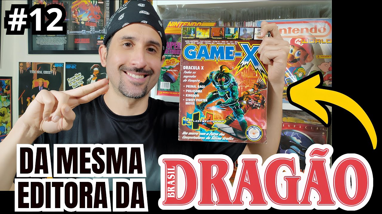 A 'CURIOSA' REVISTA GAME-X 1 (1995) DA EDITORA TRAMA