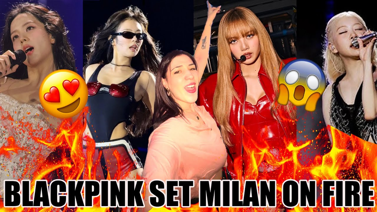 BLACKPINK DEADLINE 2025 WORLD TOUR in Milan |VLOG