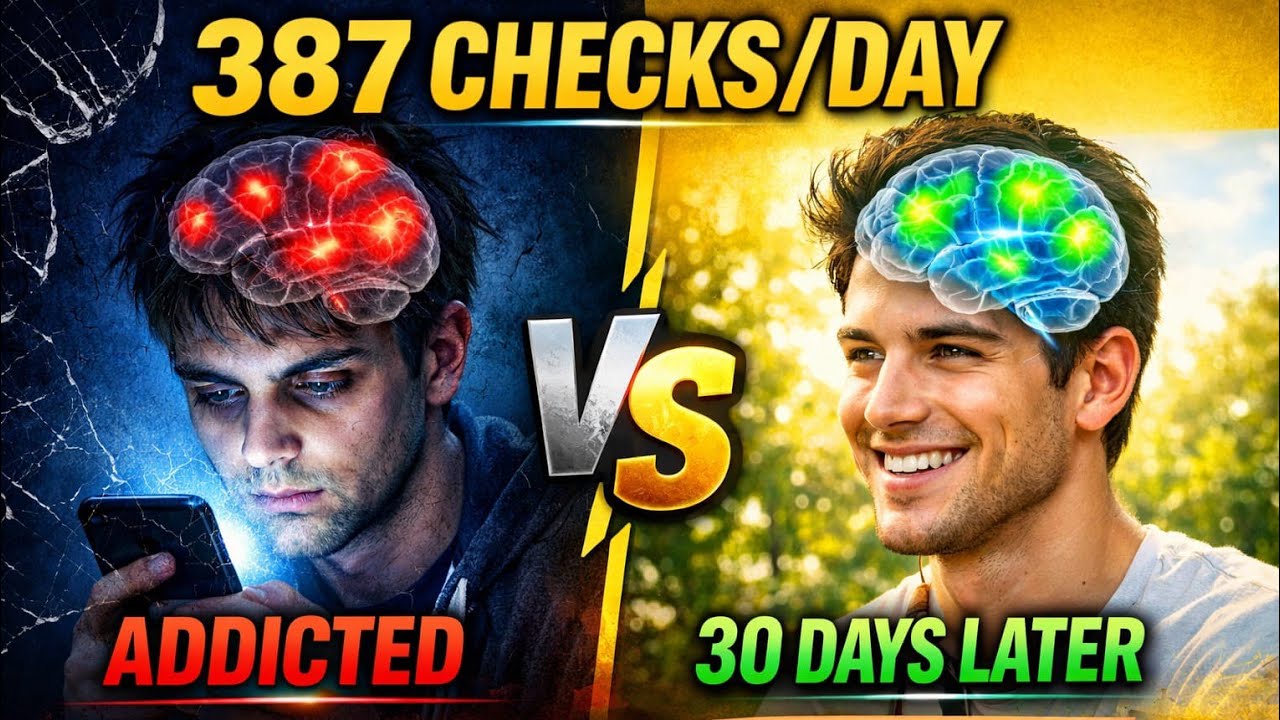 I Deleted Social Media for 30 Days... My Brain Scan Showed THIS | how to overcome mobile addiction