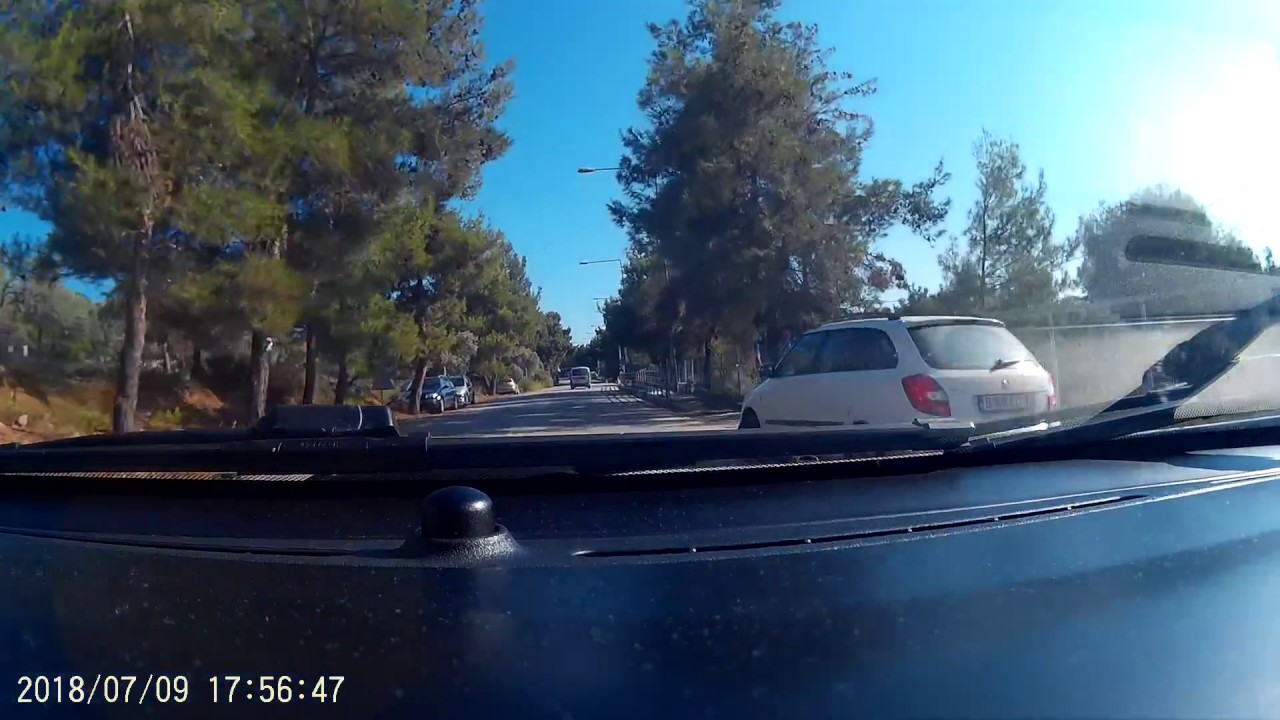 Thasos - road from Potos to Aliki Beach