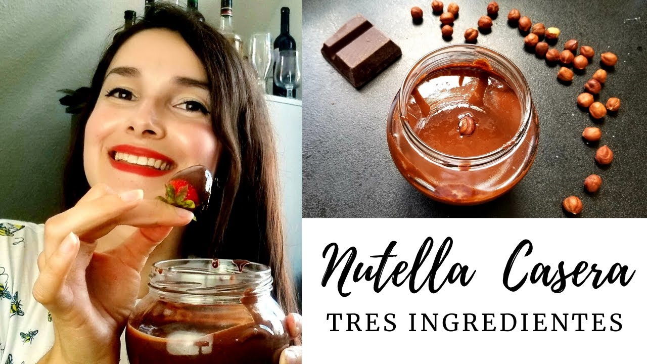 Gianduja |NUTELLA| casera 😋  3 INGREDIENTES 🍫  Receta e historia |ES CON ACENTO|