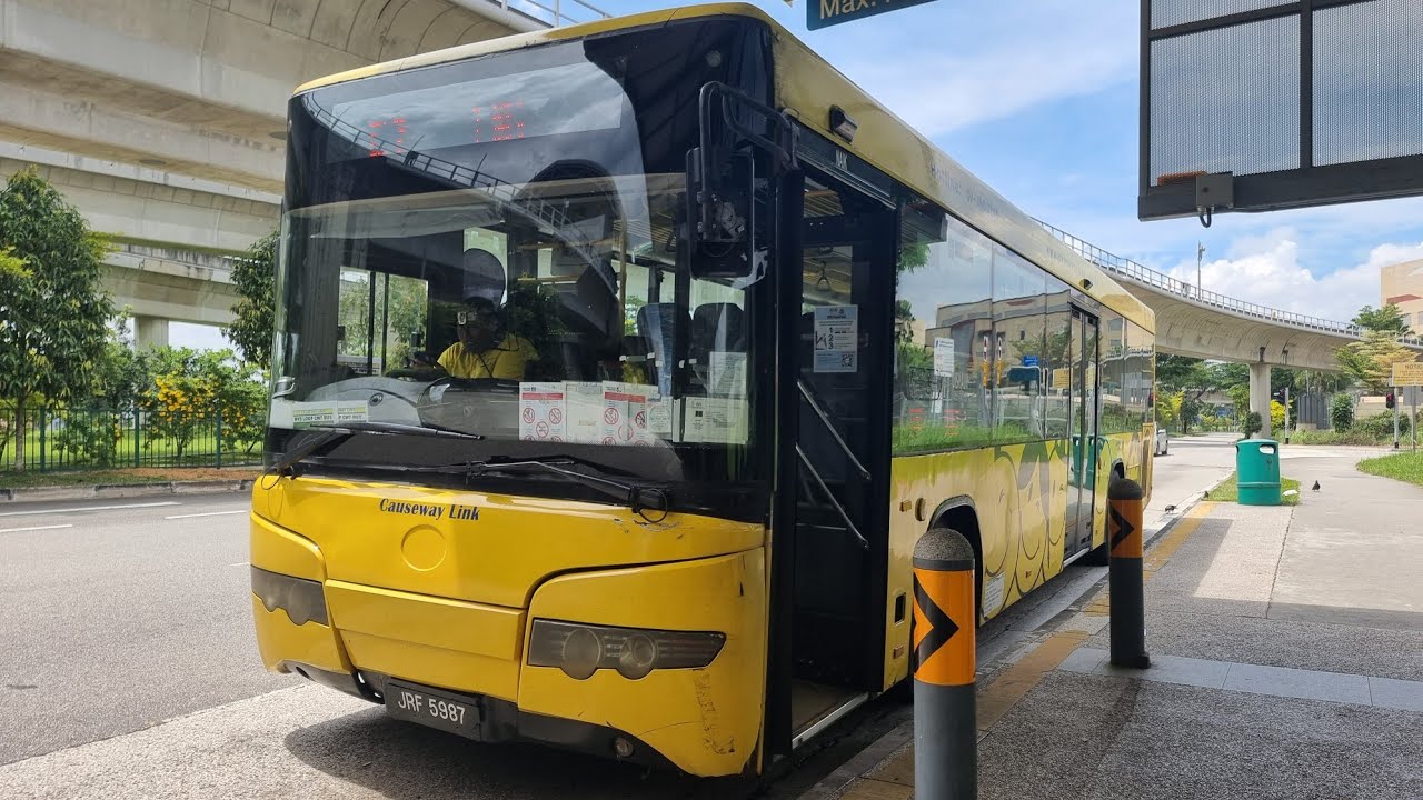 Causeway Link Bus CW7 | Direction 2 Timelapse (Singapore to Malaysia)