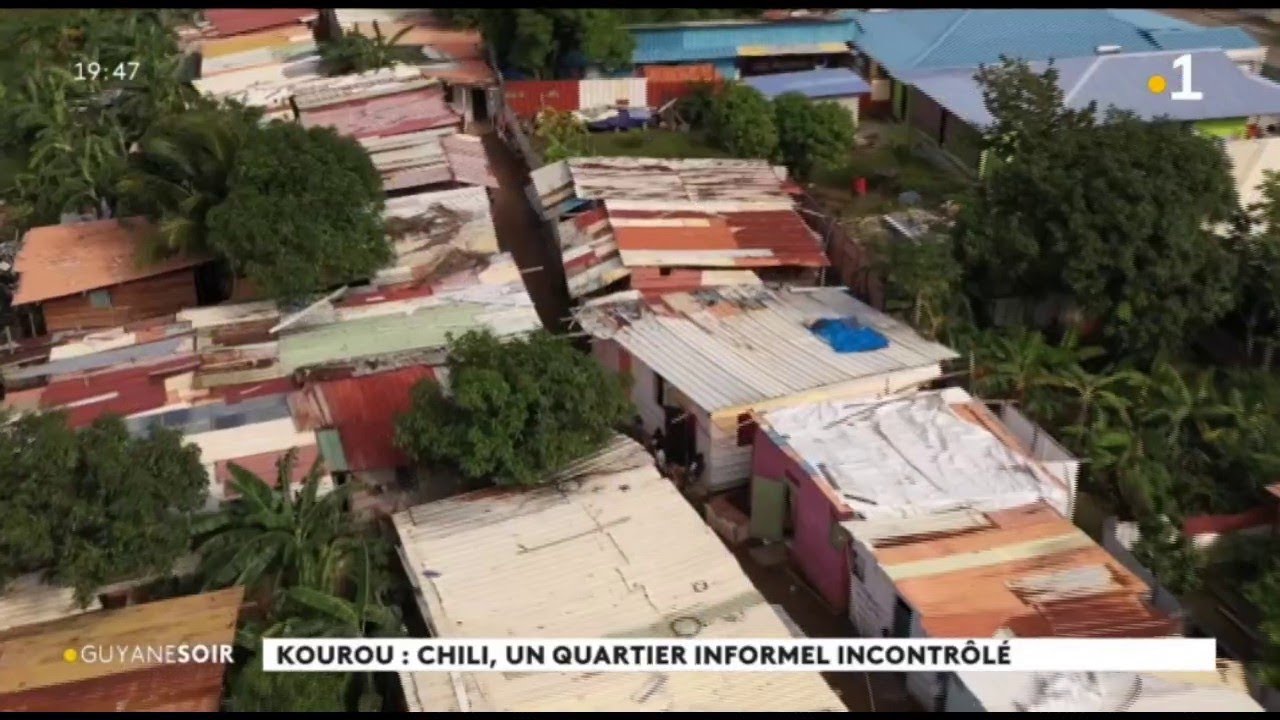 Kourou : Chili, un quartier informel incontr&ocirc;l&eacute;