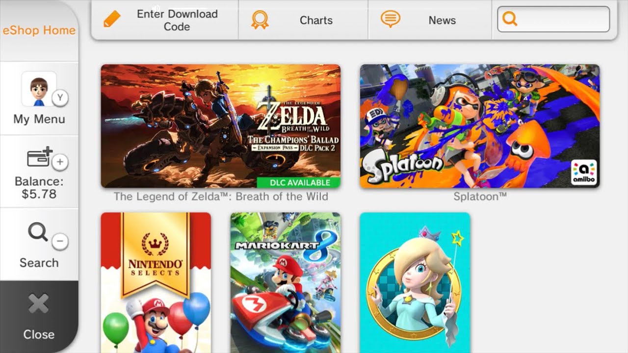 Shopping On The Wii U Eshop In 2022...