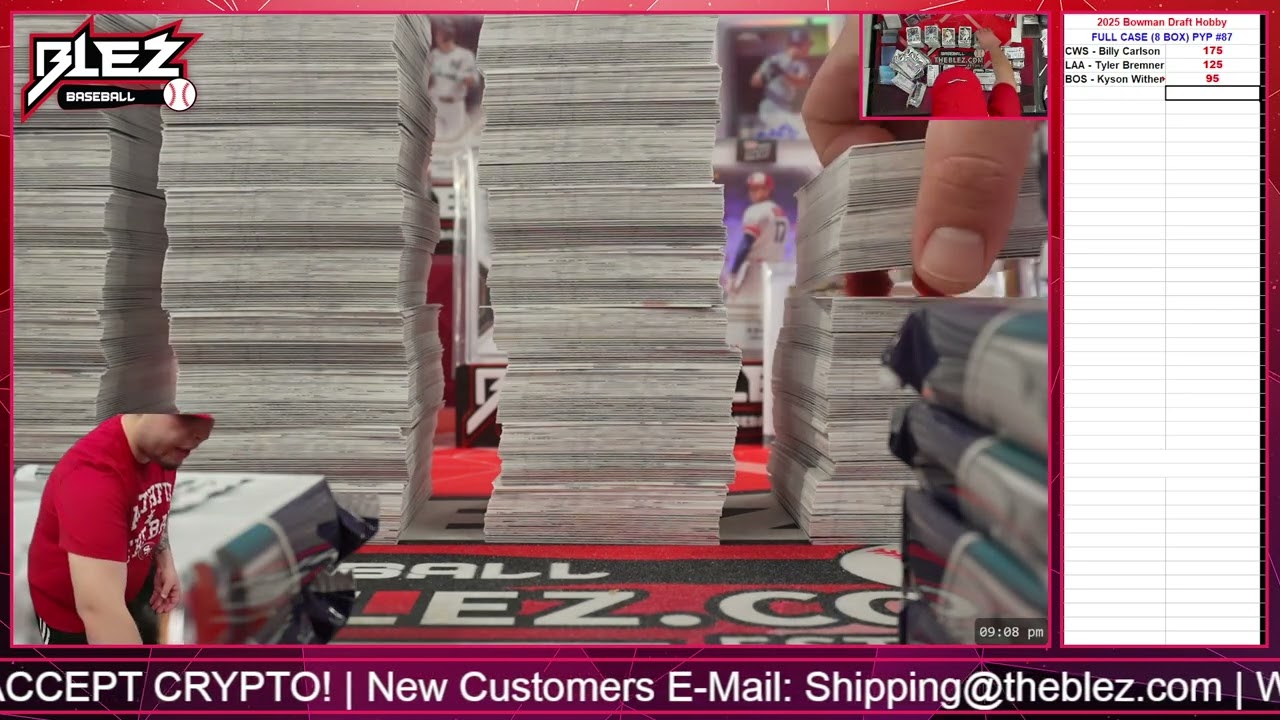 2025 Bowman Drafts Hobby FULL CASE BREAK #87 Pick Your Player
