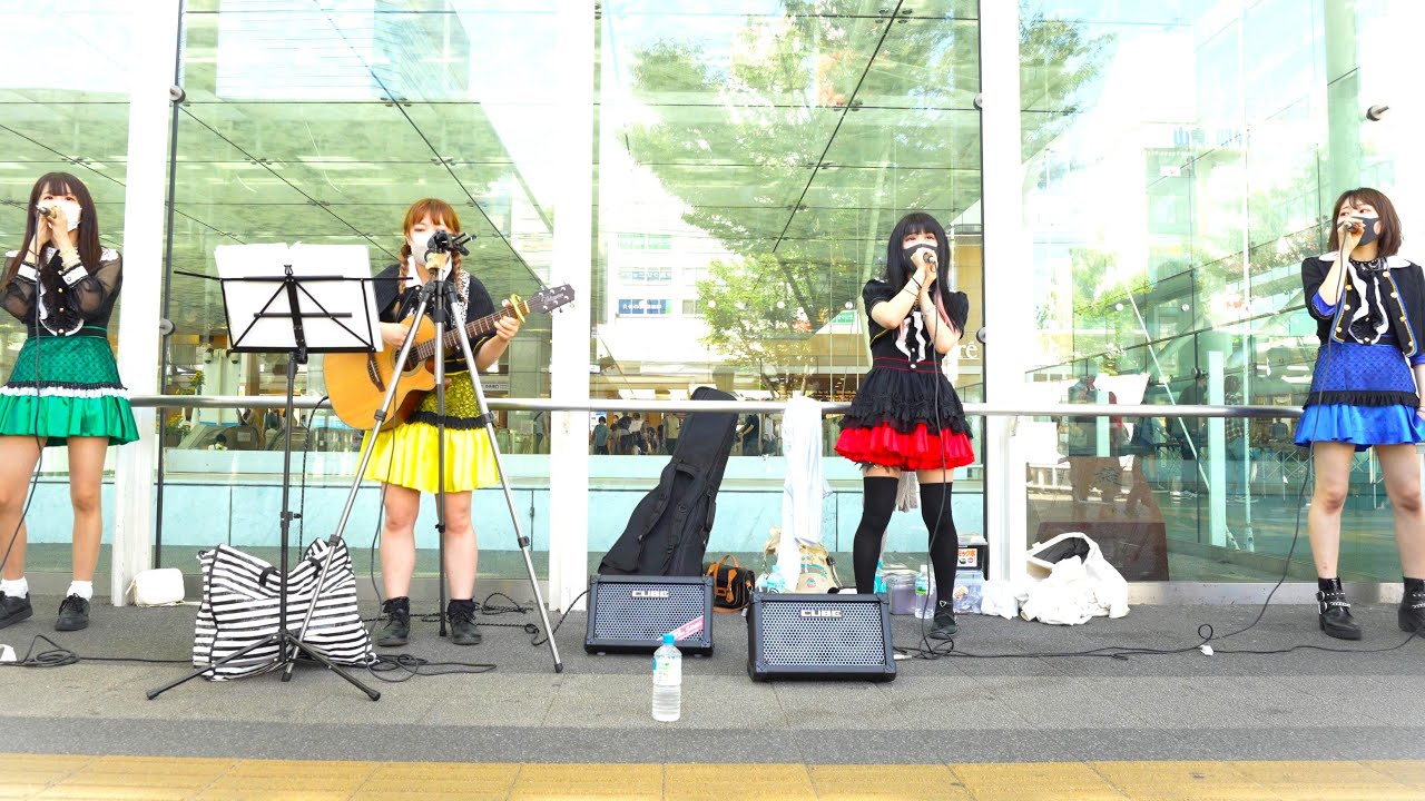 固定 オリジナル曲【4K/&alpha;7Ⅳ】夢幻のシナリオ（Japanese idol group Mugen no Scenario）川崎路上ライブ 2022年7月10日（日）