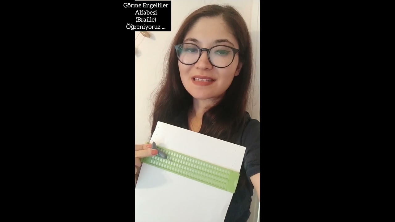 G&ouml;rme Engelli Alfabesi ( Braille) &Ouml;ğreniyoruz... #işaretdili #işaretdili&ouml;ğreniyorum #g&ouml;rmeengelli