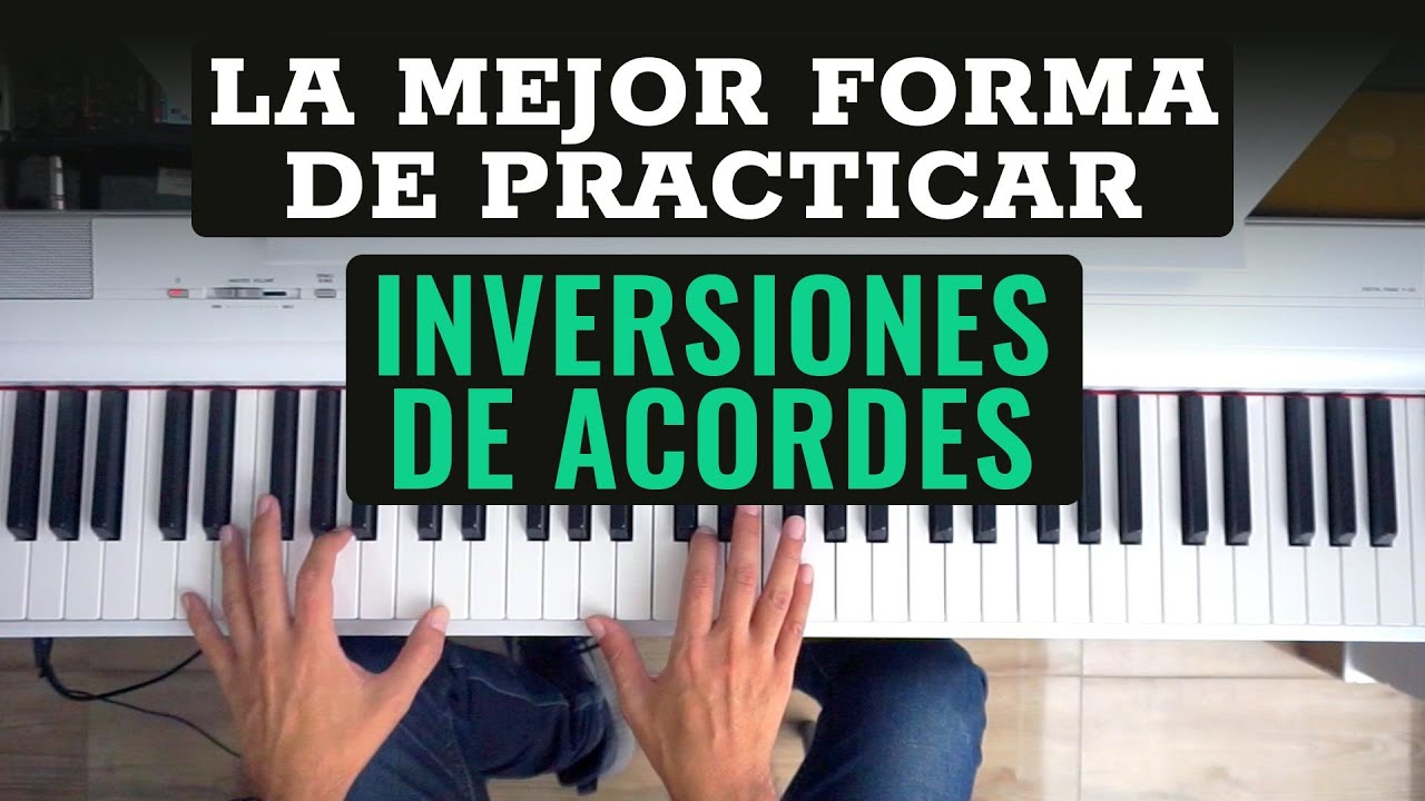 C&oacute;mo aprender inversiones de acordes en el piano