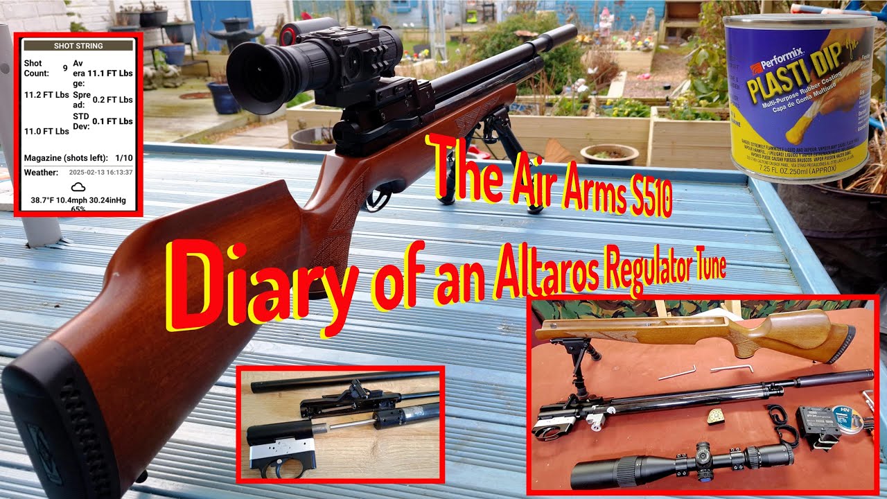 The Air Arms S510 Diary of an Altaros Regulator Tune