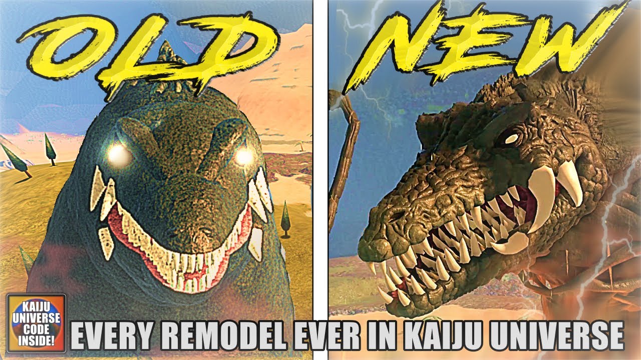 ALL 36 REMODELS IN KAIJU UNIVERSE HISTORY! [2020-2024!] ||| Kaiju Universe
