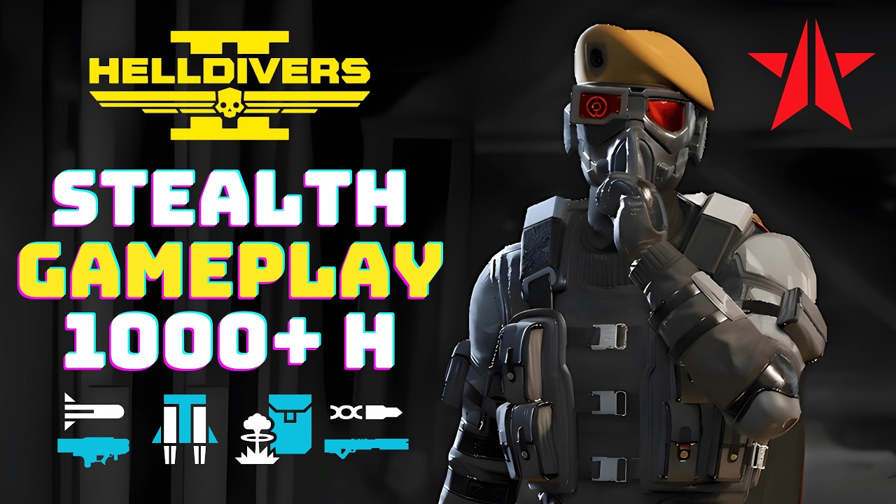 Helldivers 2: Solo Stealth Gameplay / 1000+ H - Bots / Cyborgs Max Difficulty