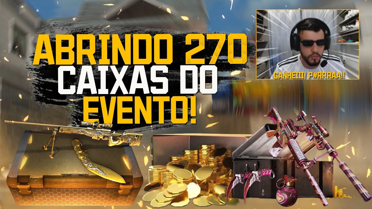 CROSSFIRE AL - ABRINDO MAIS DE 300 CAIXAS DO EVENTO! TIGRINHO SOLTOU AS CAIXAS!! GANHEI???