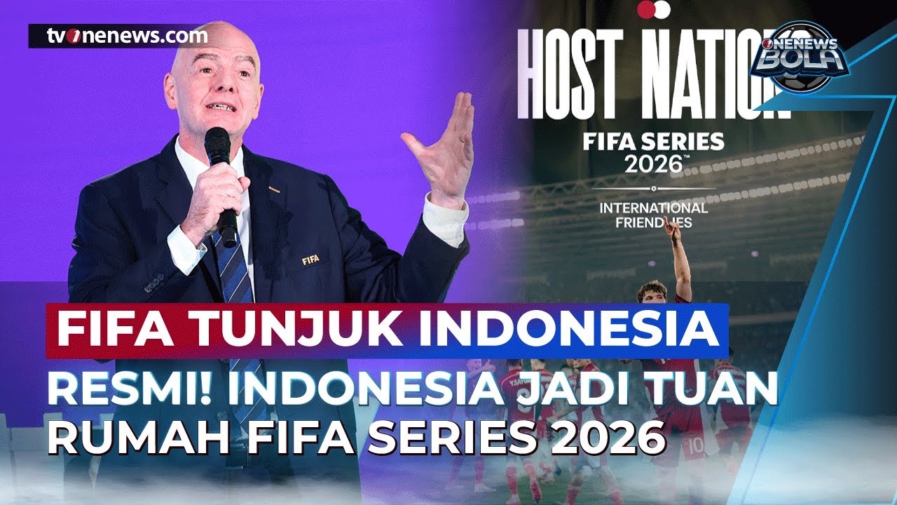 Indonesia Jadi Tuan Rumah FIFA Series 2026, Timnas Siap Berlaga di Kancah Dunia | OneNews Bola