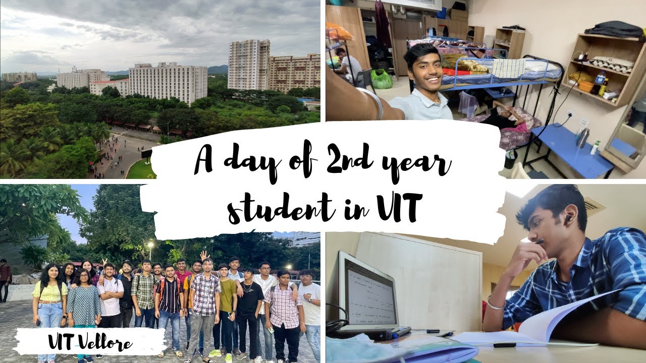 A day of 2nd year student in VIT 📚🥳|📍VIT Vellore #vit #vitvellore
