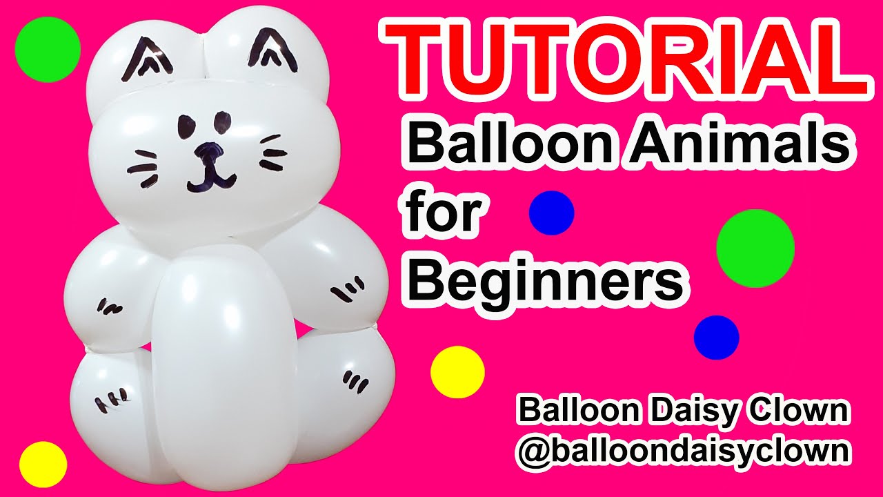 Balloon Super Cat - Balloon animals for beginners