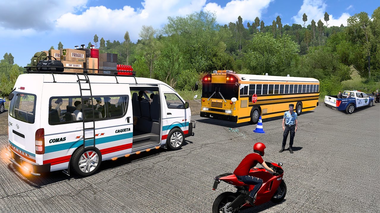 ¿El Bus Toyota Mas Rápido De Honduras Se Accidenta CAMINO MORTAL ATS Mods?