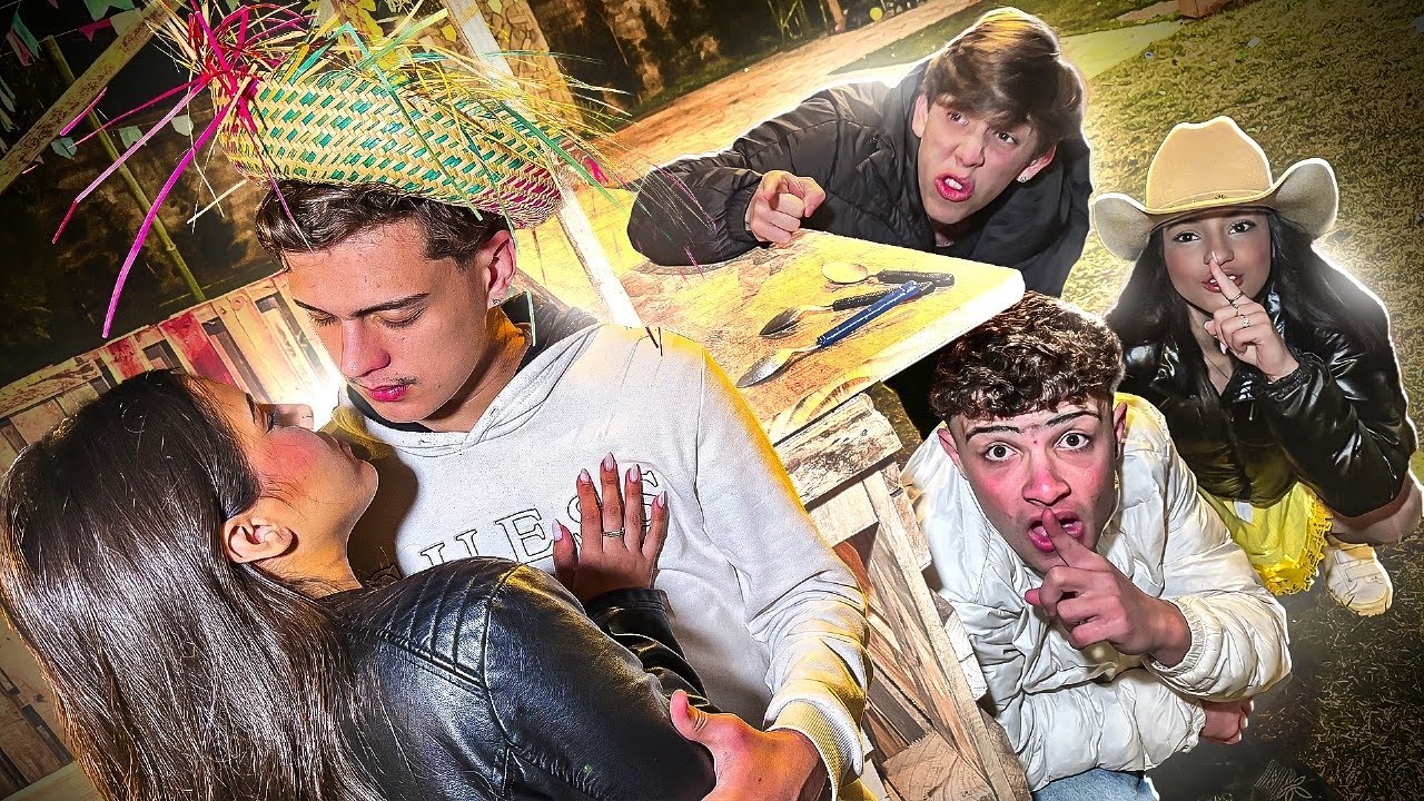 🚨O ARRAIA COMEÇOU… E já ROLOU BEIJÃO DO NOVO CASAL!!😱
