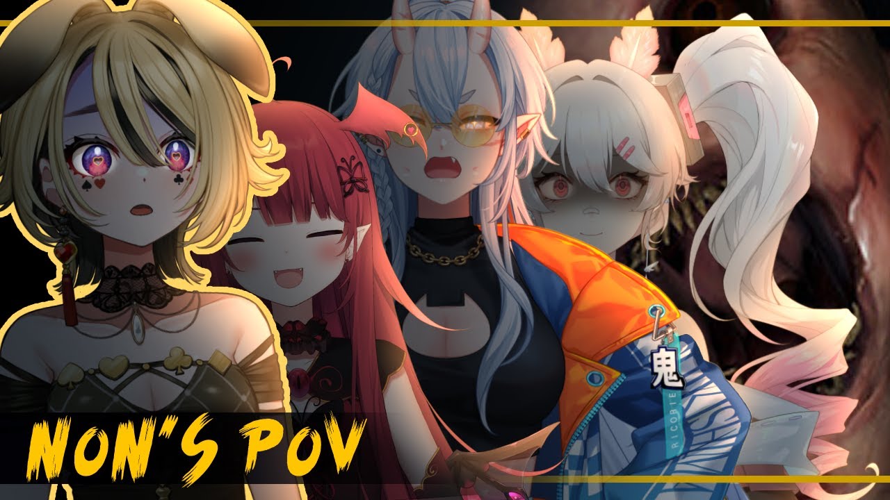 Please carry me, beautiful ladies 😭🙏 w/ Luto, Audica and Aono!【Must Scream Collab】
