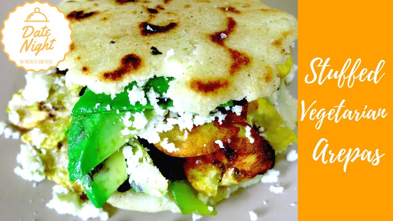 How to Make Arepas | Venezuelan Stuffed Veggie Arepas Recipe