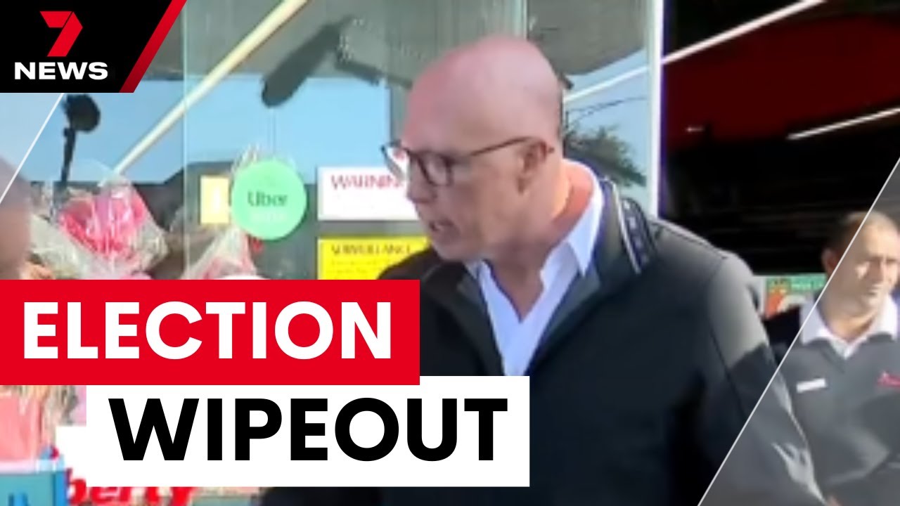 The Liberal party's wipeout and Labor's election landslide | 7NEWS
