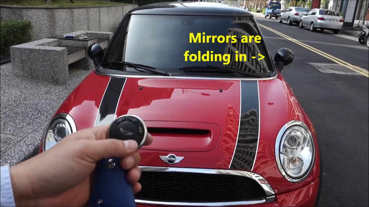 MINI Cooper R55, R56 ... R60 remote control power folding mirror.