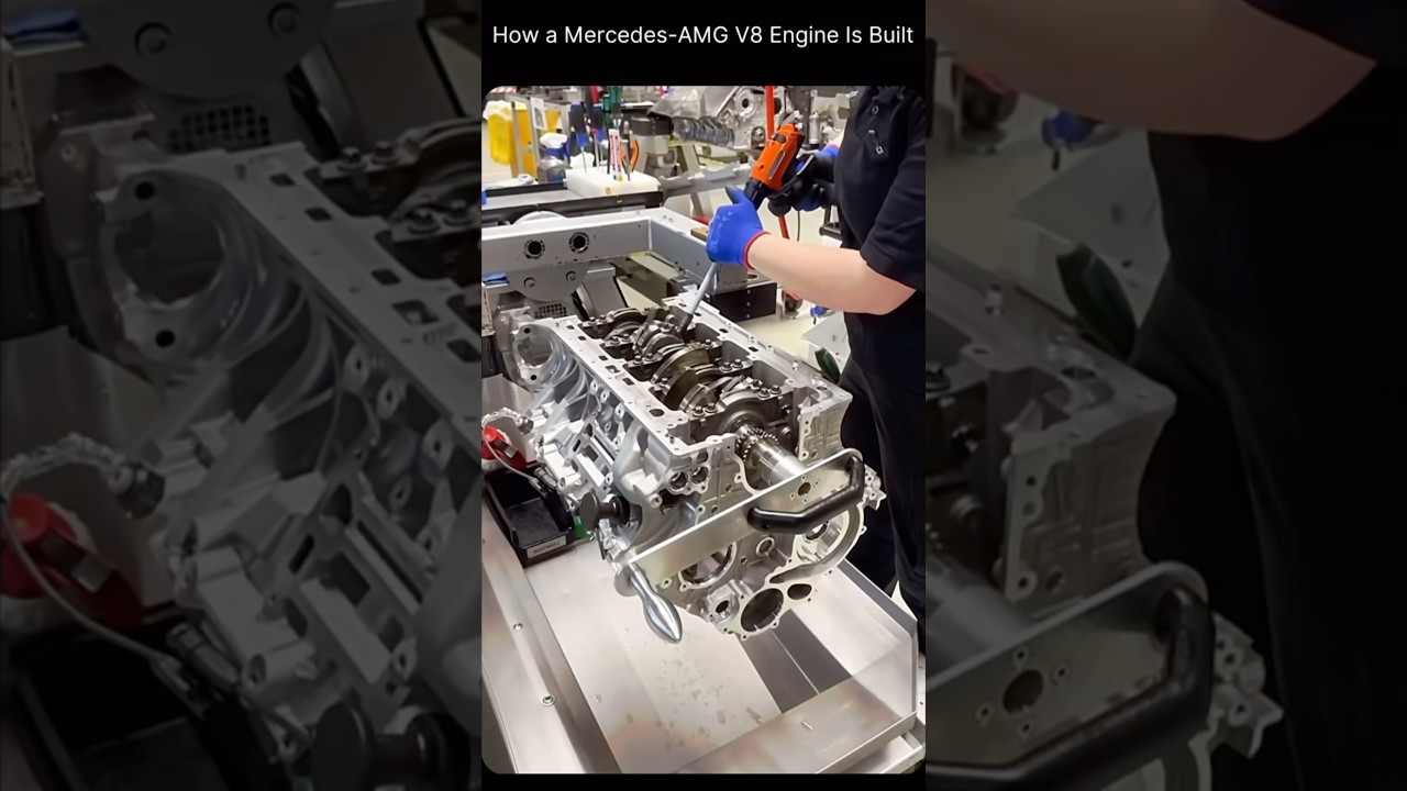 How Mercedes BUILDS Their AMG ENGINES!😳