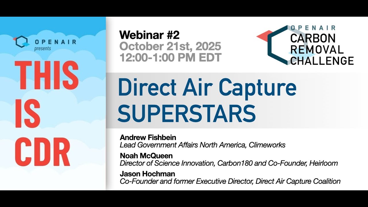 This is CDR: Direct Air Carbon Capture Superstars