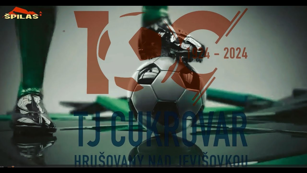 TJ Cukrovar Hrušovany nad Jevišovkou oslavy stého výročí založení klubu.
