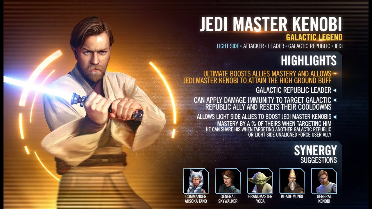 How to Easily Beat Tier 3 of the Galactic Legend Jedi Master Kenobi Event | 