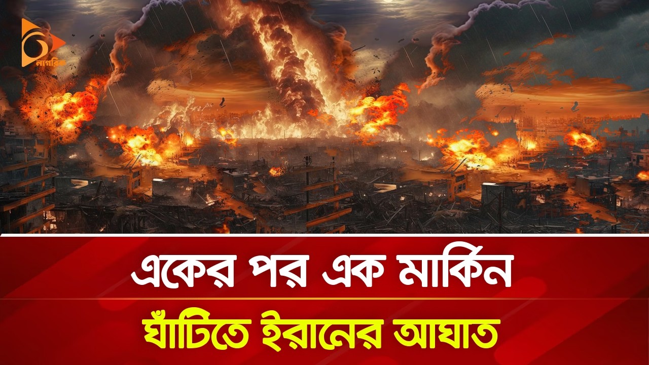একের পর এক মার্কিন ঘাঁটিতে ইরানের আঘাত | Nagorik TV
