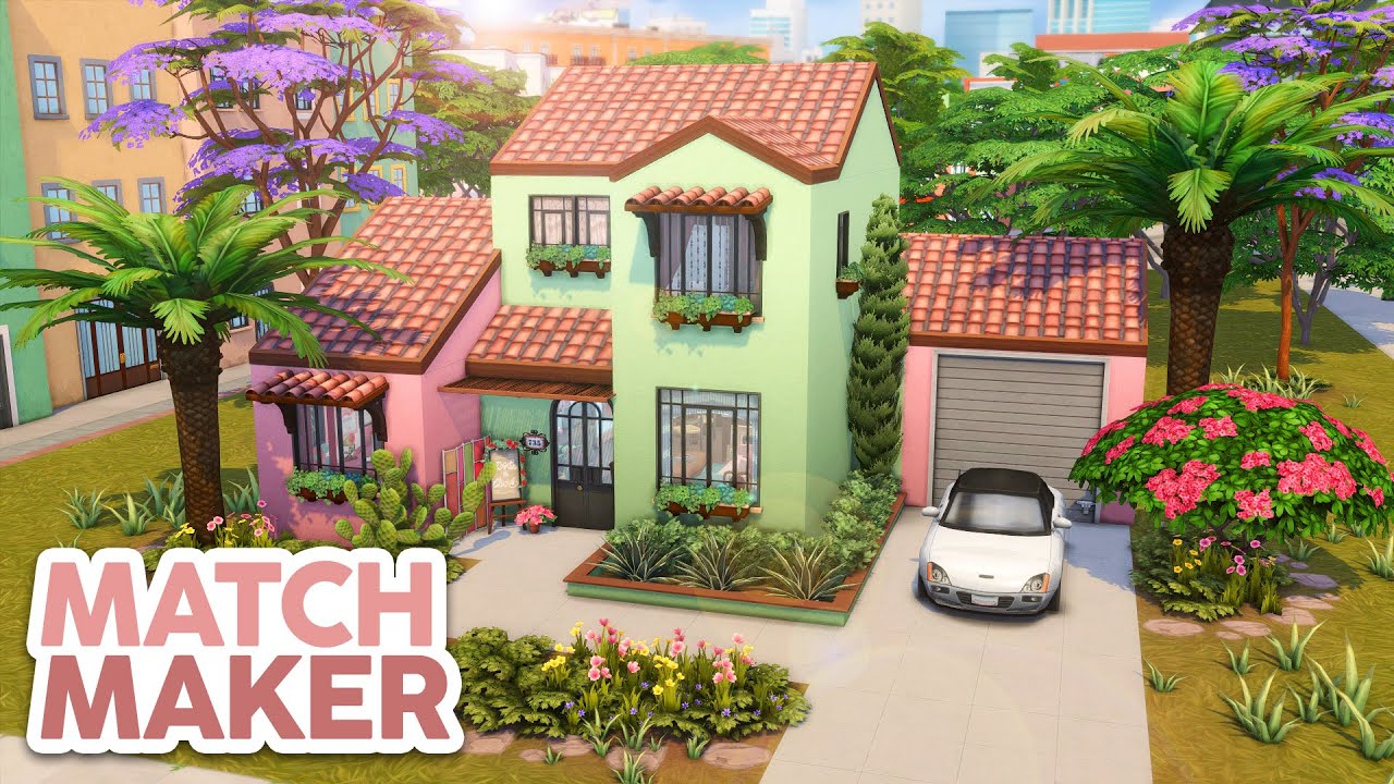 Matchmaker’s House 💋 // The Sims 4 Speed Build