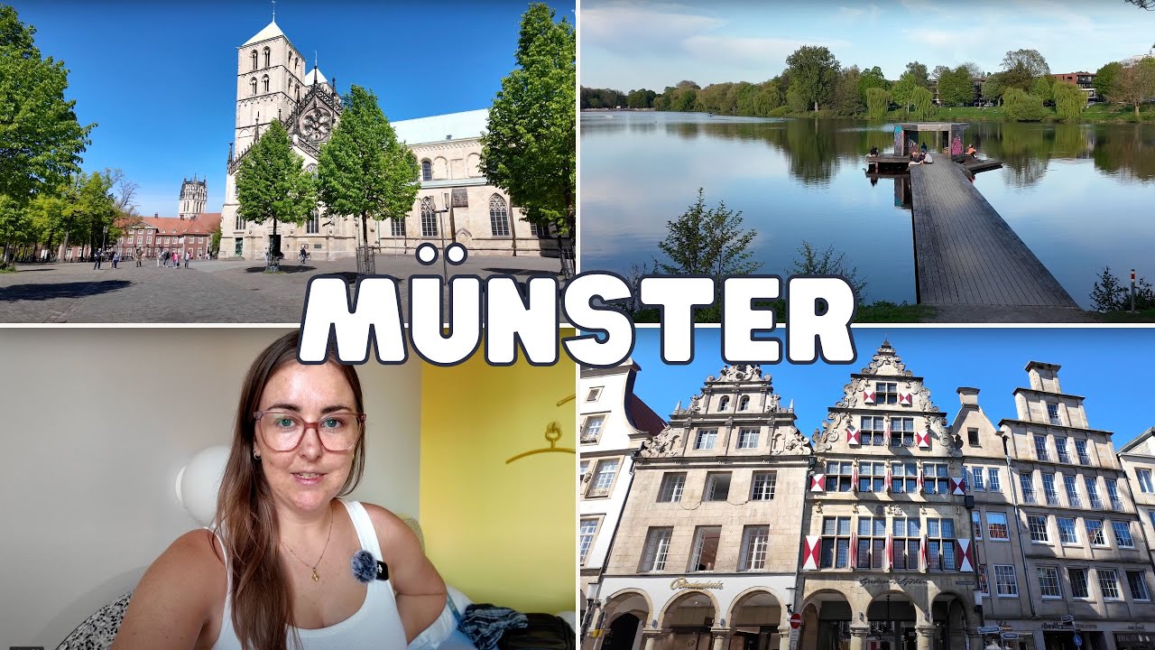 36 Hours in Münster 🇩🇪 Botanical Gardens, Cathedral & Sunset by the Lake | Germany Vlog
