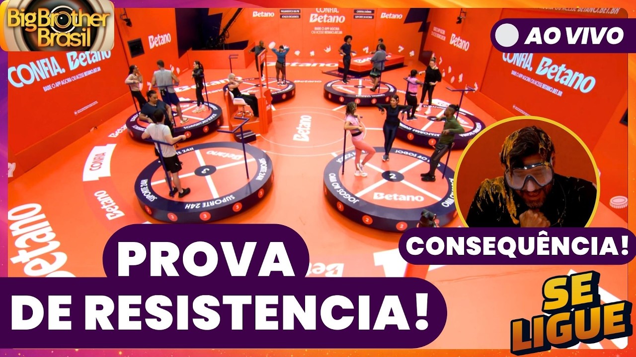 BBB 26 🔥 Prova do Líder de Resistência Ao Vivo! Quem vai vencer? Chaiany é a primeira eliminada!